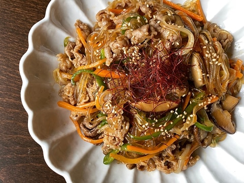 フライパンひとつで簡単★ウチの本格チャプチェ♡